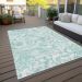 Addison Rugs Chantille Turquoise 3'0" x 5'0" Room Scene
