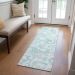 Addison Rugs Chantille Turquoise 2'3" x 7'6" Runner Room Scene
