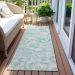 Addison Rugs Chantille Turquoise 2'3" x 7'6" Runner Room Scene