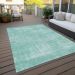 Addison Rugs Chantille Turquoise 2'6" x 3'10" Room Scene