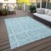 Addison Rugs Chantille Turquoise 8'0" x 10'0" Room Scene
