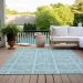 Addison Rugs Chantille Turquoise 8'0" x 10'0" Room Scene
