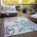 Addison Rugs Chantille White 8'0" x 10'0" Room Scene