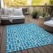 Addison Rugs Chantille Turquoise 8'0" x 10'0" Room Scene