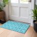 Addison Rugs Chantille Turquoise 1'8" x 2'6" Room Scene
