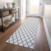 Addison Rugs Chantille White 2'3" x 7'6" Runner Room Scene