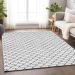 Addison Rugs Chantille White 5'0" x 7'6" Room Scene