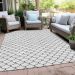 Addison Rugs Chantille White 5'0" x 7'6" Room Scene