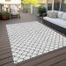 Addison Rugs Chantille White 5'0" x 7'6" Room Scene