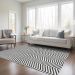 Addison Rugs Chantille White 5'0" x 7'6" Room Scene