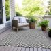 Addison Rugs Chantille White 5'0" x 7'6" Room Scene