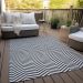Addison Rugs Chantille White 5'0" x 7'6" Room Scene