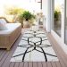Addison Rugs Chantille White 2'3" x 7'6" Runner Room Scene