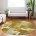 Addison Rugs Chantille Wheat 8'0" x 8'0" Round Room Scene