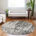 Addison Rugs Chantille Taupe 8'0" x 8'0" Round Room Scene