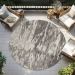 Addison Rugs Chantille Taupe 8'0" x 8'0" Round Room Scene
