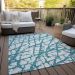 Addison Rugs Chantille Teal 10'0" x 14'0" Room Scene
