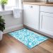 Addison Rugs Chantille Turquoise 1'8" x 2'6" Room Scene