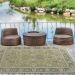 Kaleen Weathered Collection Lime Green Room Scene