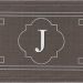 Mohawk Textured Entry Mat Flagstone Monogram J Multi 2'0" x 3'0" Collection
