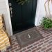 Mohawk Textured Entry Mat Flagstone Monogram J Multi 2'0" x 3'0" Room Scene