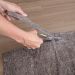 Mohawk Rug Pad- Pet Friendly Pet Proof Rug Pad Grey Room Scene