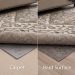 Mohawk Rug Pad- Pet Friendly Pet Proof Rug Pad Grey Room Scene