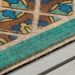 Mohawk Ornamental Entry Mat Retro Tiles Chestnut 2'0" x 4'0" Room Scene