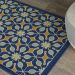 Nourison Home Caribbean Navy Room Scene
