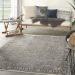 Nourison Home Starry Nights Grey/Navy Room Scene