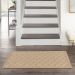 Nourison Home Washable Jute Natural Room Scene