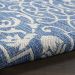 Nourison Home Country Side Denim 2'2" x 7'6" Runner Room Scene