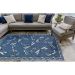 Liora Manne Carmel Dragonfly Navy Room Scene