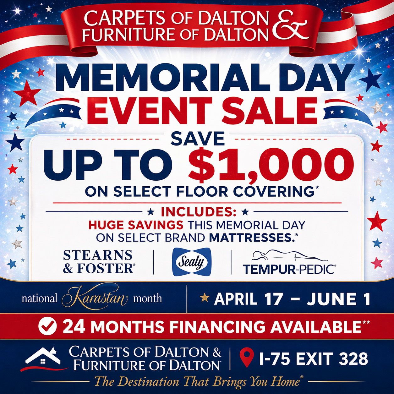 Memorial Day Event Sale is Here &mdash; Huge Savings on Flooring & Mattresses