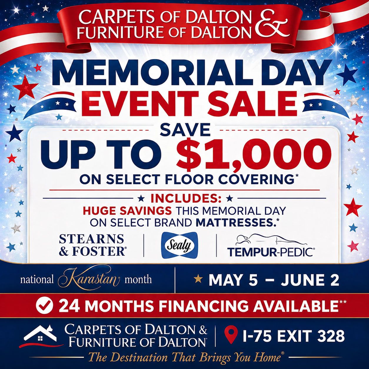 Memorial Day Event Sale is Here &mdash; Huge Savings on Flooring & Mattresses