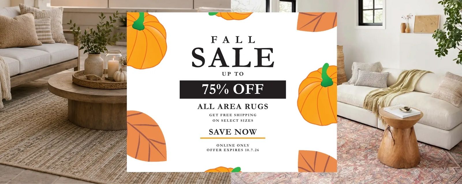 Fall Rug Sale