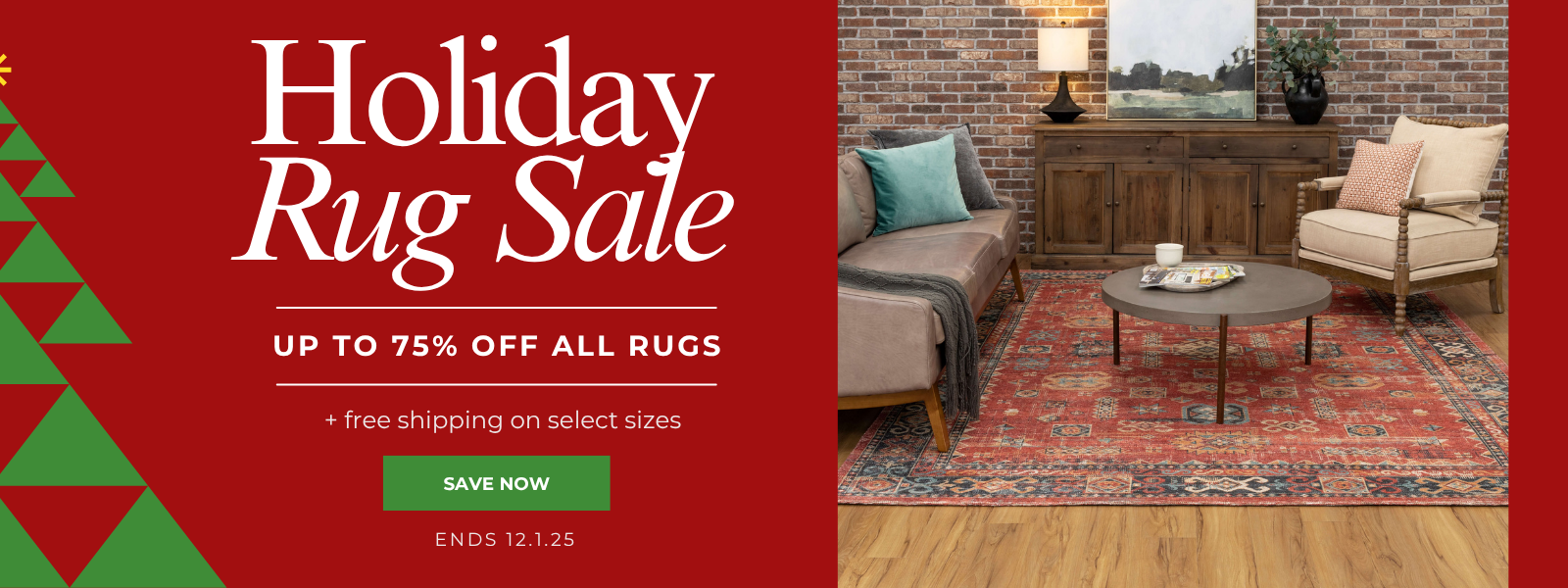 Holiday Rug Sale