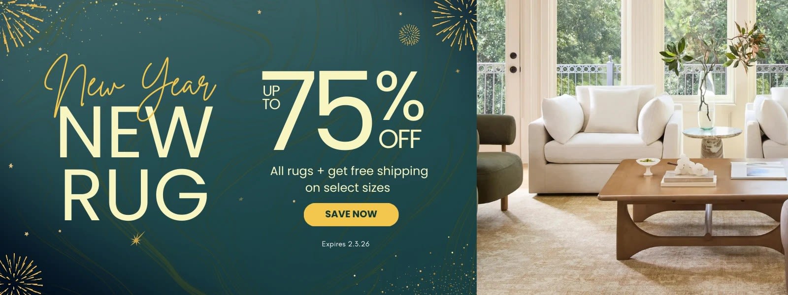 New Year New Rug Sale