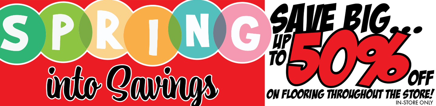 Spring into Saving Sale