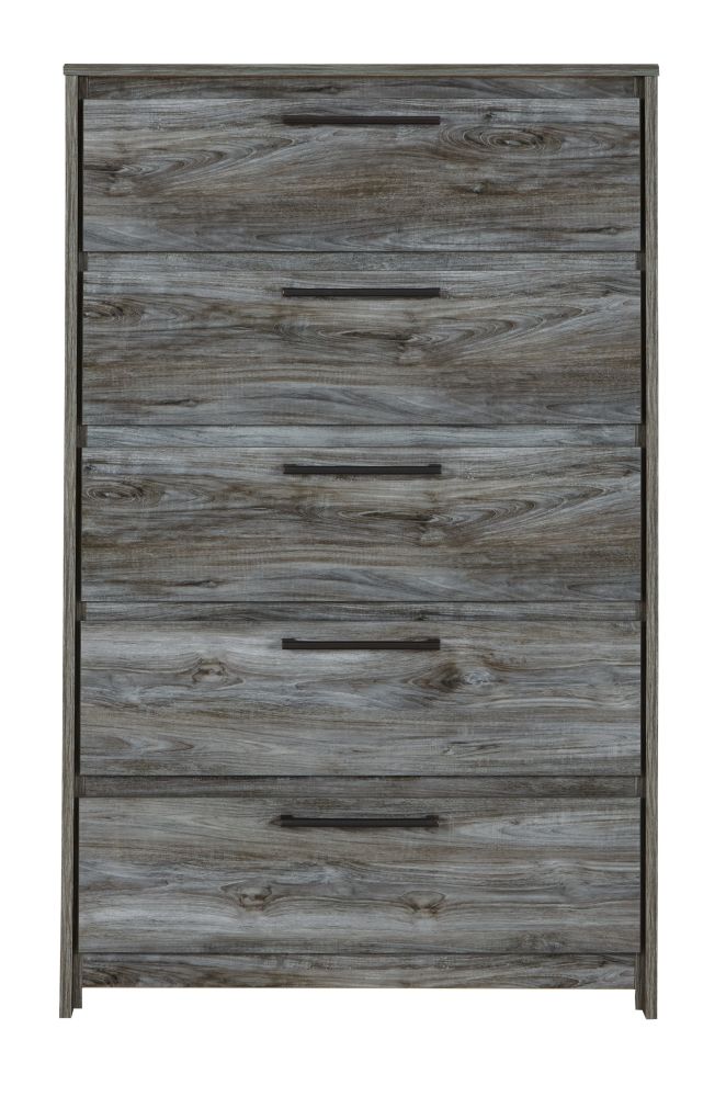 Baystorm – Gray – Five Drawer Chest B221-46
