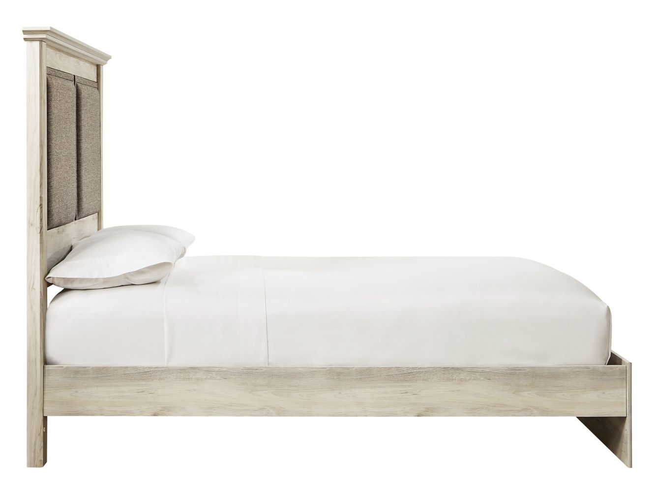 Cambeck – Whitewash – Queen Upholstered Panel Bed B192/157/54/96