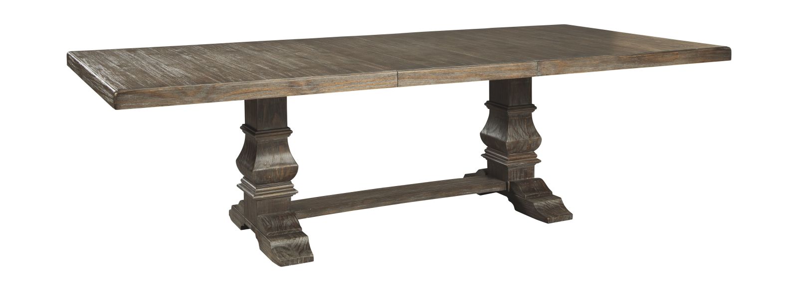 Wyndahl – Dark Brown – 8 Pc. – Extension Table, 4 Slatback Side Chairs, 2 Side Chairs D813/55T/55B/01(4)/02(2)