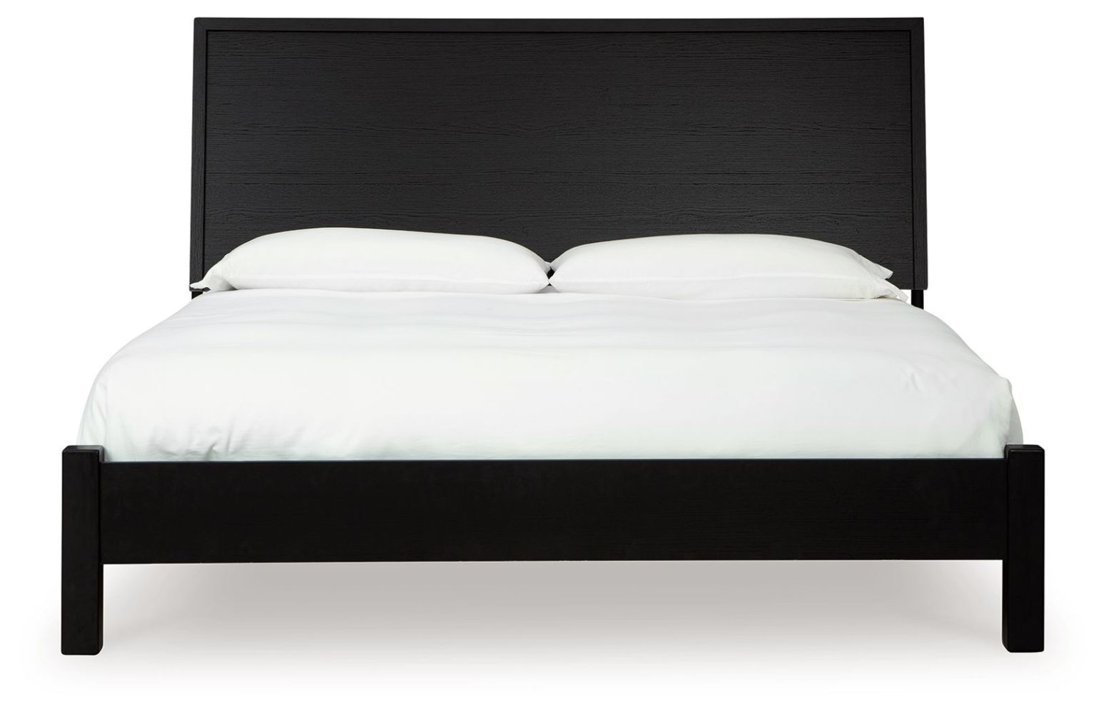Danziar – Black – King Panel Bed With Low Footboard B1013B10