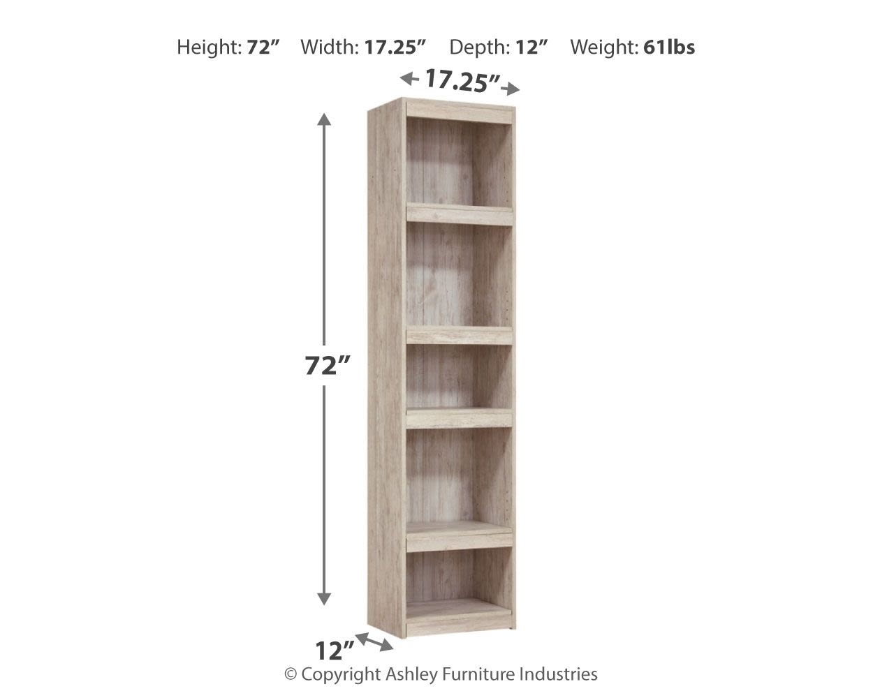 Willowton – Whitewash – Pier – 4 Shelves EW0267-124