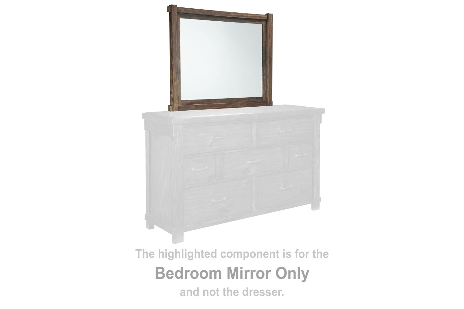 Lakeleigh – Brown – Bedroom Mirror B718-36