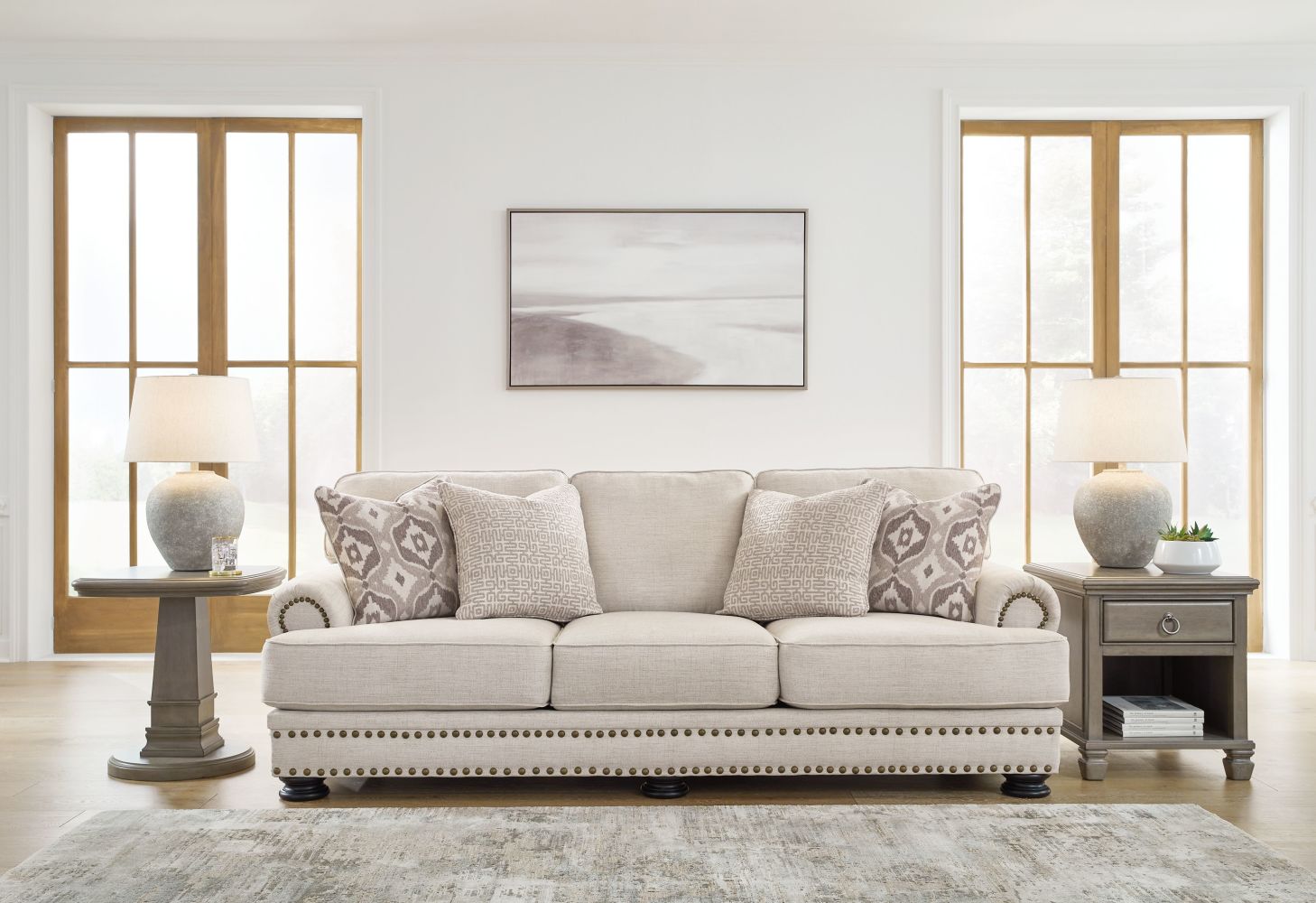 Merrimore – Linen – 2 Pc. – Sofa, Loveseat 65504/38/35