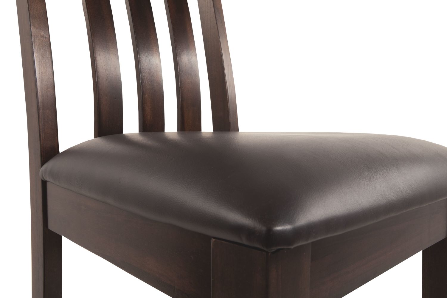 Haddigan – Dark Brown – Dining Uph Side Chair (Set of 2) D596-01