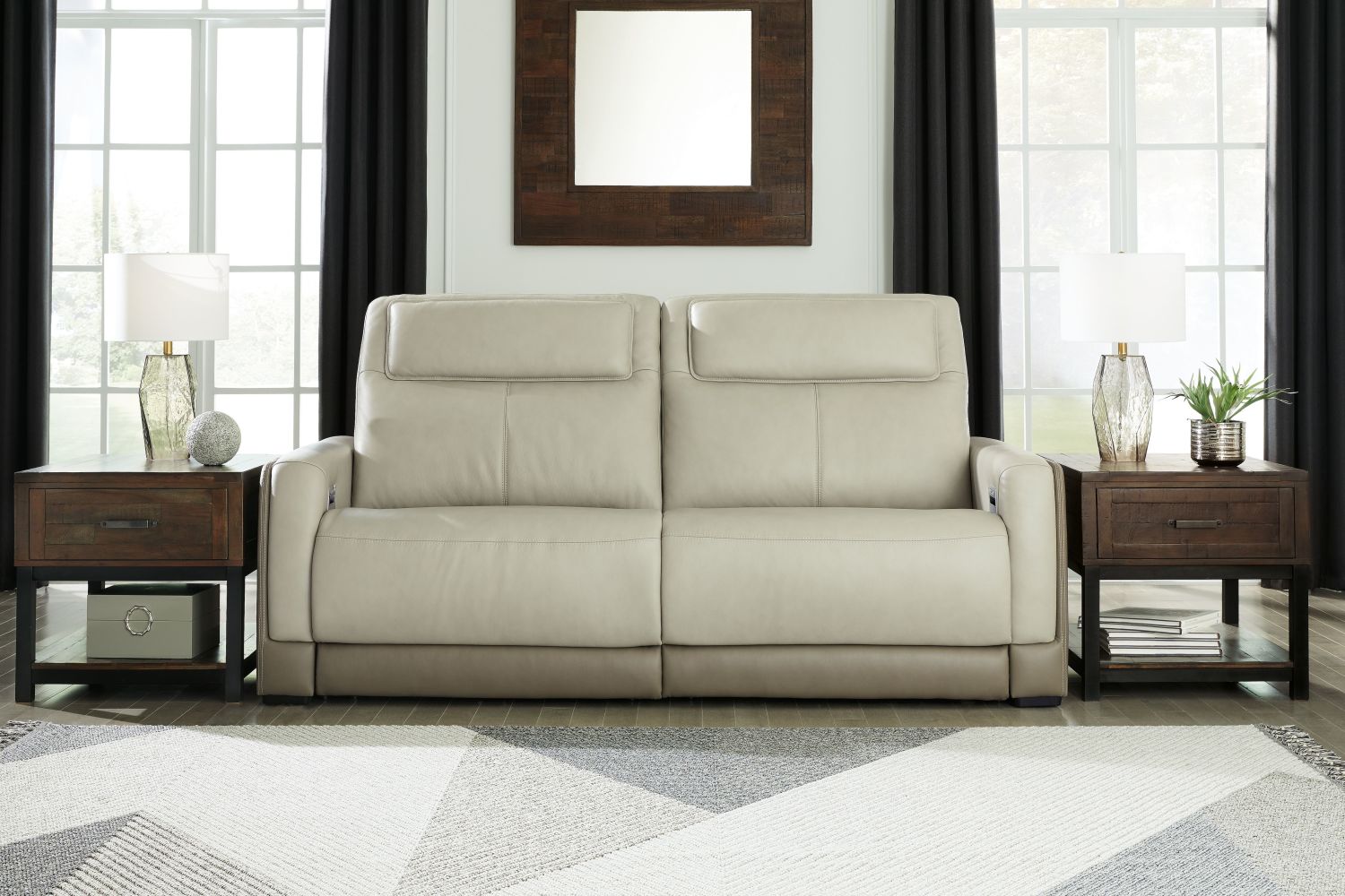 Battleville – Almond – 3 Pc. – Power Reclining Sofa, Loveseat, Recliner U30705/47/14/13