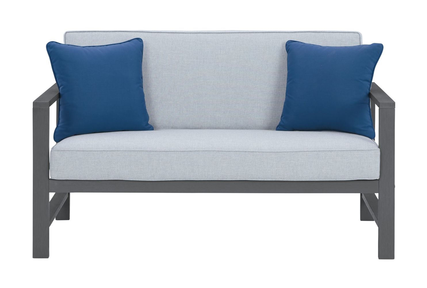 Fynnegan – Gray – Loveseat W/Table (Set of 2) P349-034