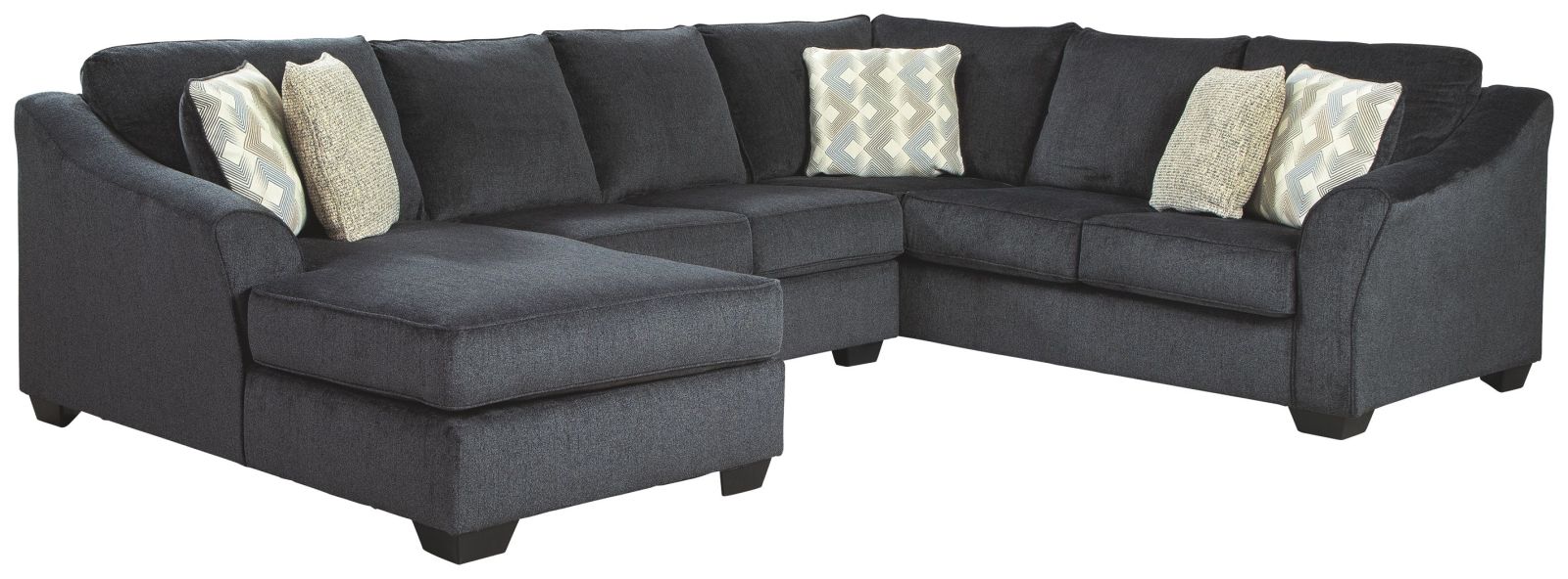 Eltmann – Slate – Left Arm Facing Corner Chaise With Sofa 3 Pc Sectional 41303/16/34/49